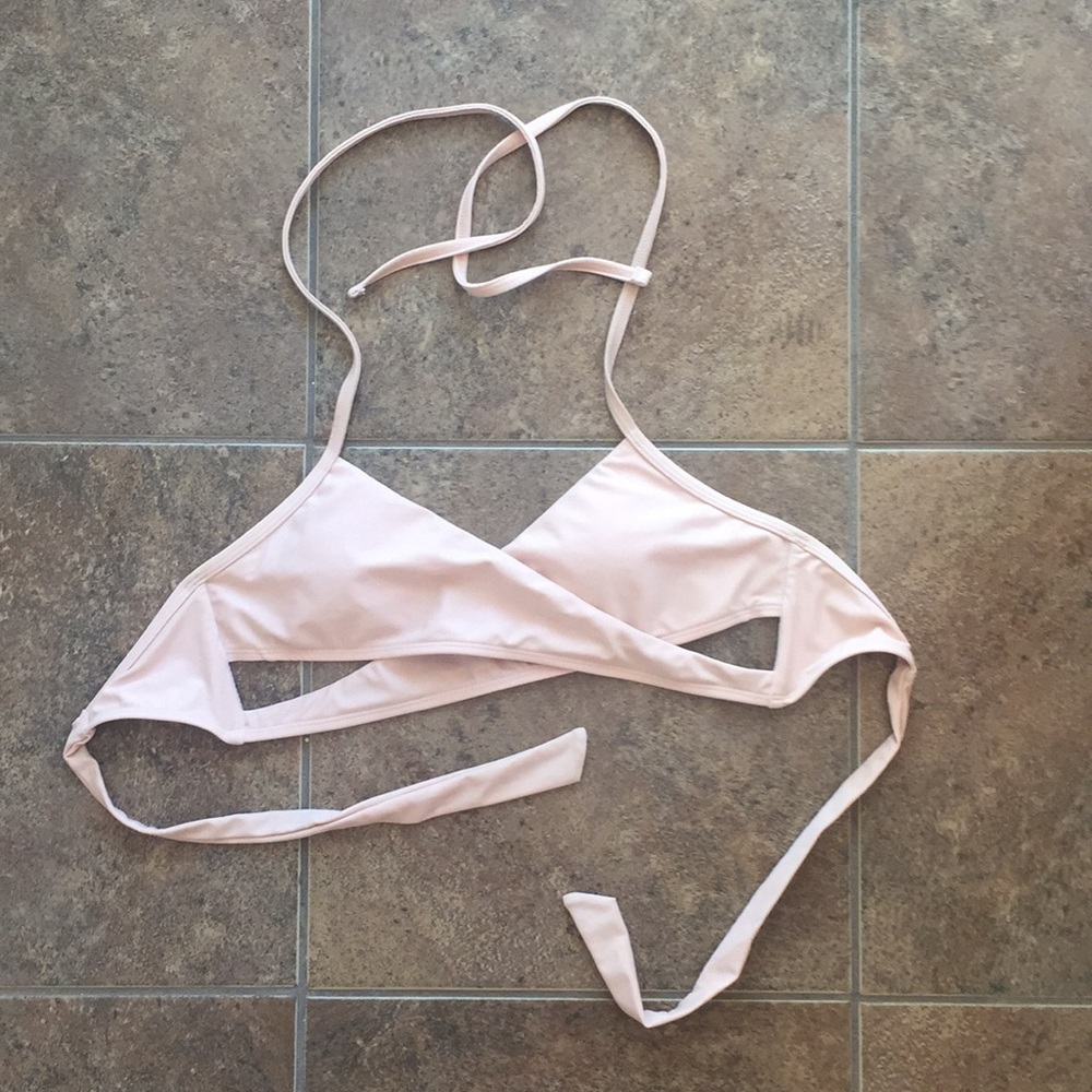Pale pink Forever21 bikini top